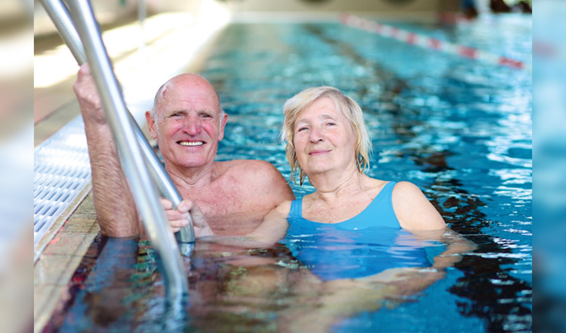 Ouderen kunnen samen met hun mantelzorger voordelig komen zwemmen bij Sportfondsenbad