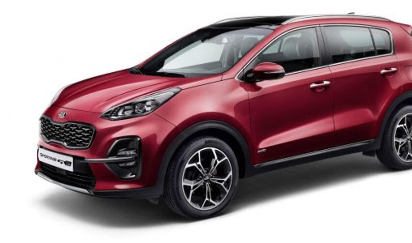 De KIA Sportage in de nieuwste uitvoering.