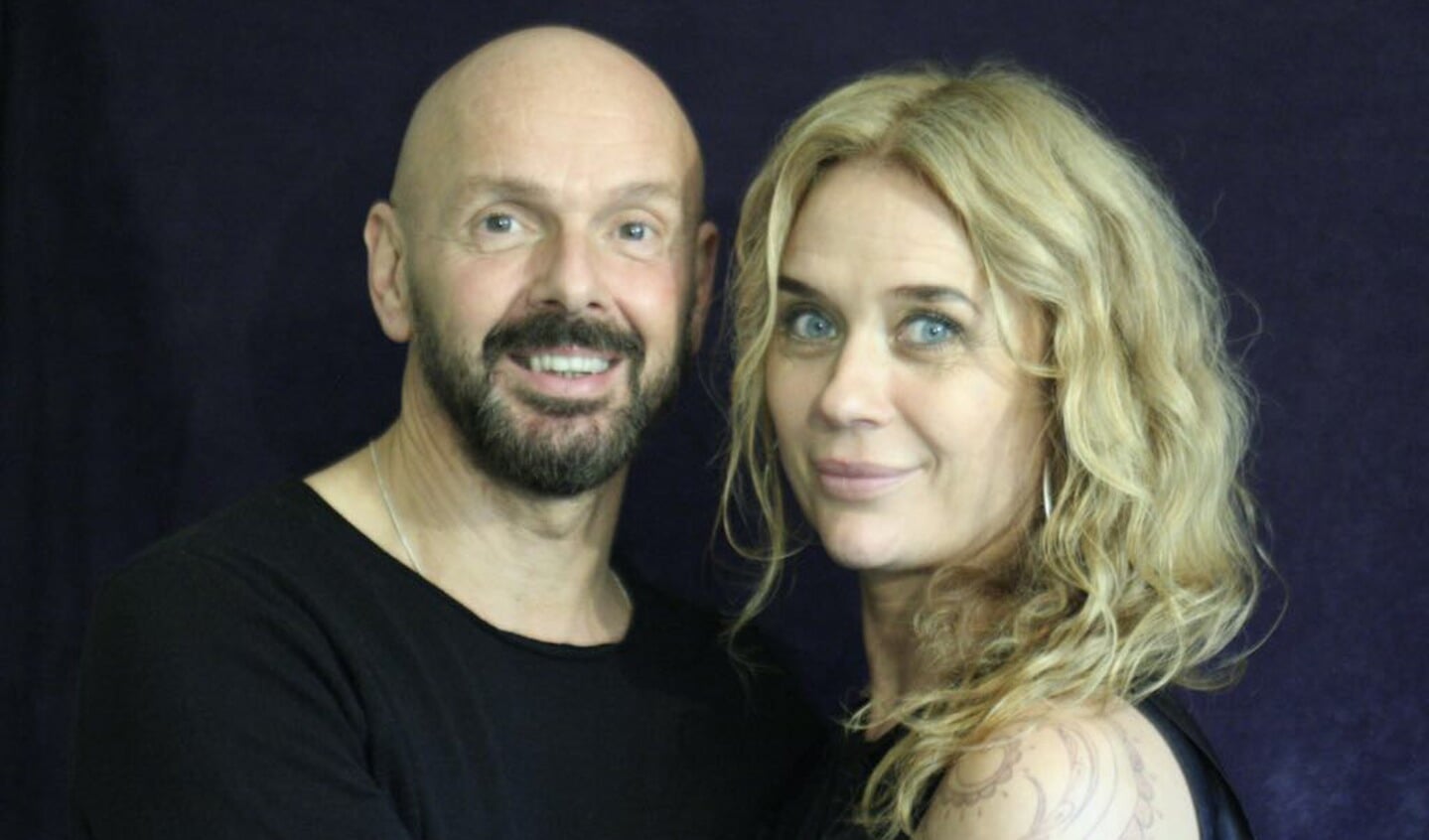 Yogi Jan Kuiper en zijn vrouw yogini Yvonne de Hoop.
