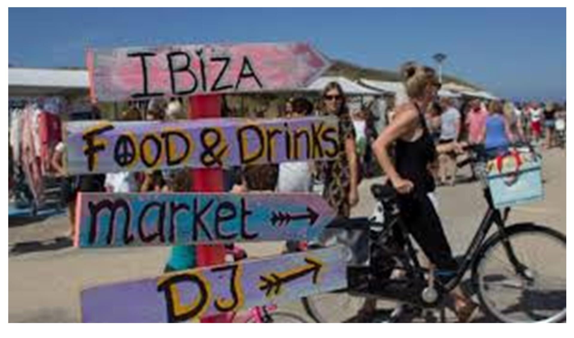Was de markt eerder in Ibiza style, nu is er een Grieks sfeertje...