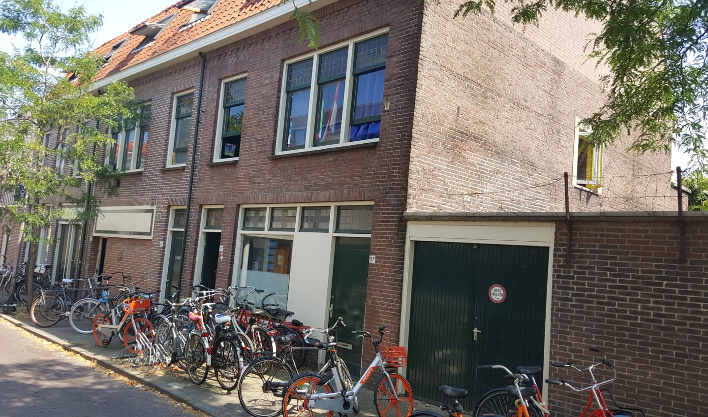Het verkamerde pand van student Lucas in het Westerkwartier.