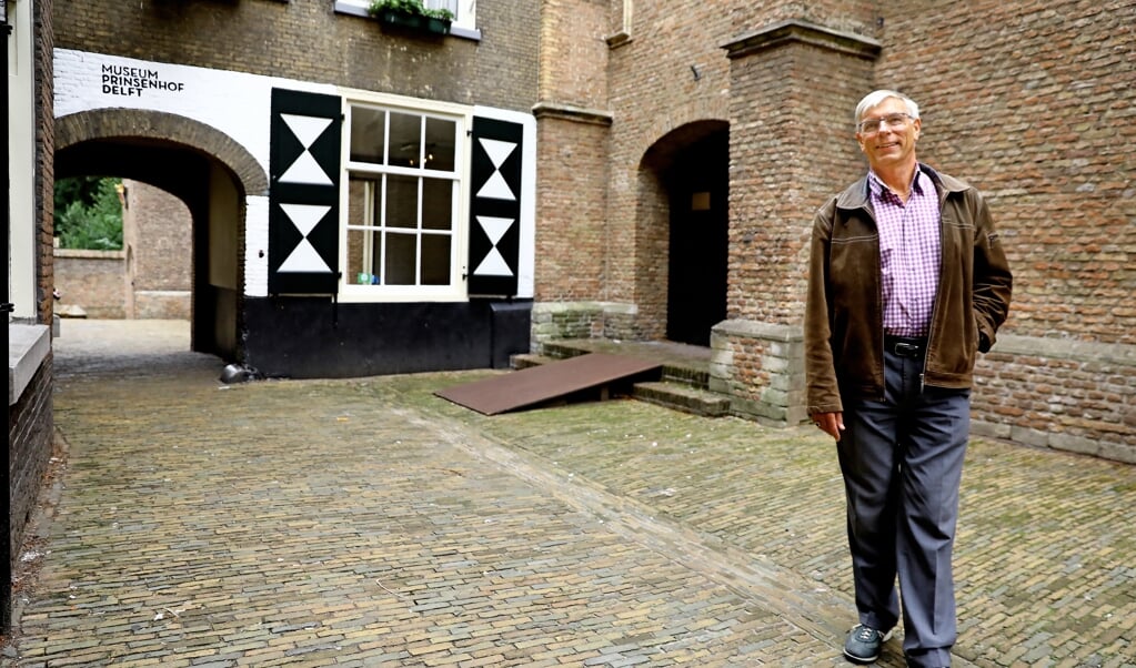 Wim van Leeuwen mengt zich als Delftenaar, oud-wethouder en geschiedenisliefhebber met de verbouwingsplannen van het Prinsenhof