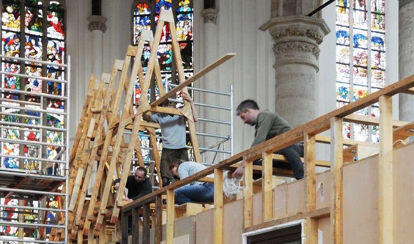 Het Narrow House in de Oude Kerk nadert zijn voltooiing