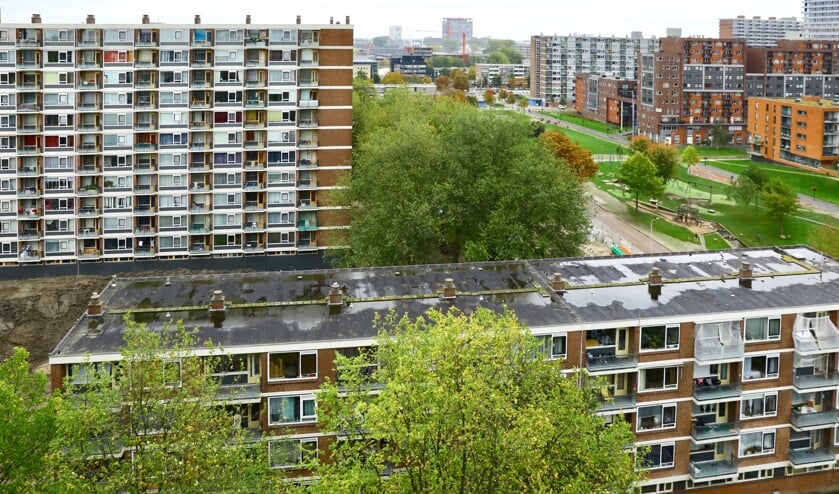 De bewoners van het 'oude' gedeelte van de Poptahof voelen zich nog steeds niet voldoende gehoord (Foto: Koos Bommelé)