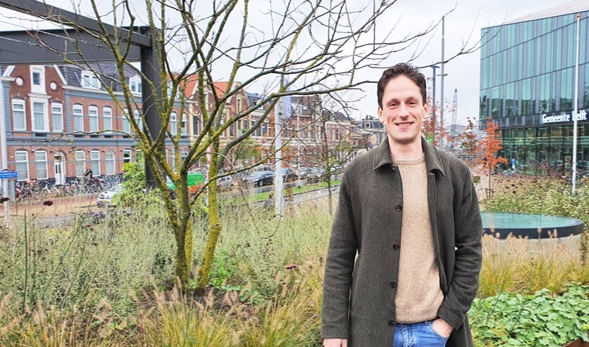 D66-raadslid Boris van Overbeeke wil een duurzamer Delft.