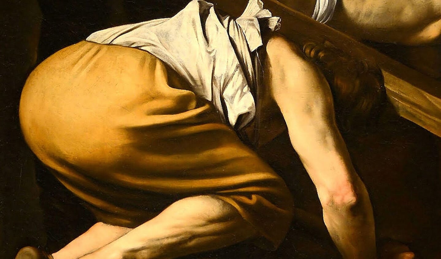 Caravaggio schilderde heel waarheidsgetrouw, dus ook vieze voeten