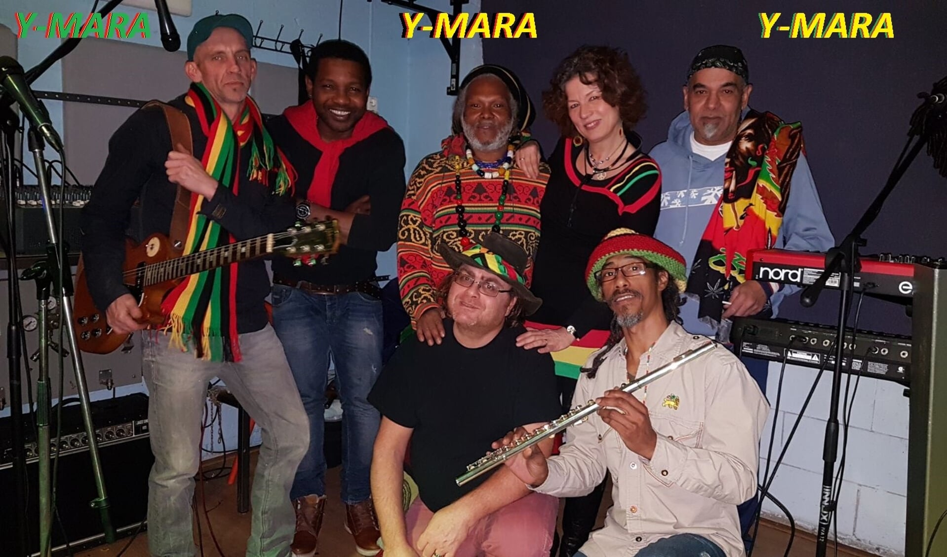 Reggaeband Y-Mara treedt zaterdag op bij STECK