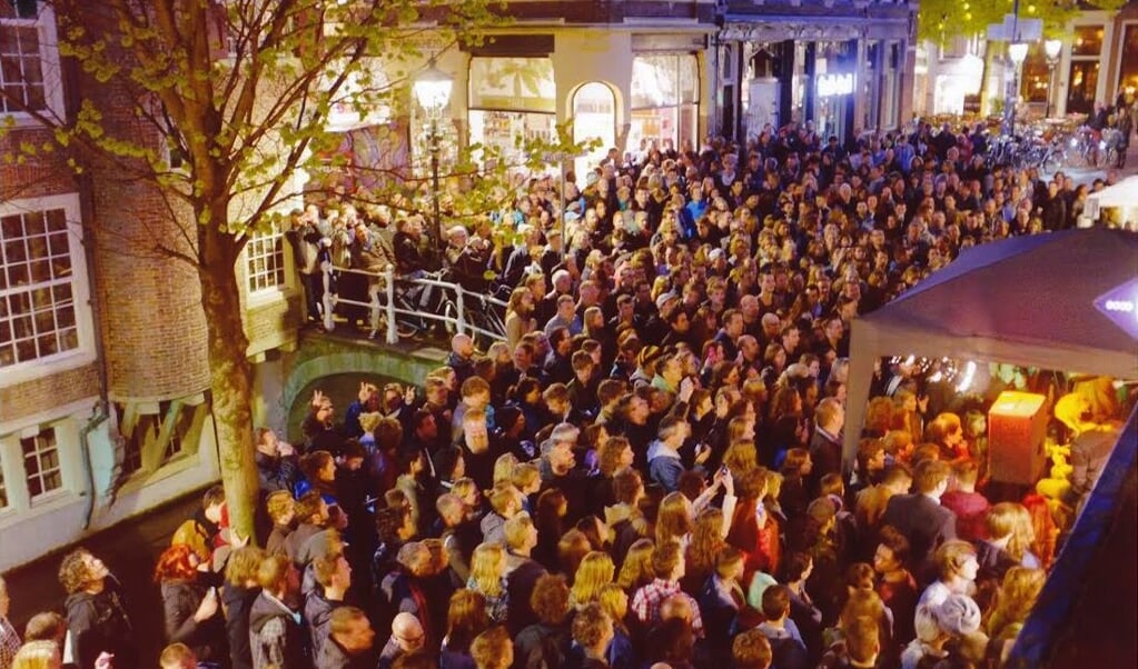 Tijdens een eerdere editie van Record Store Day liep het storm voor het optreden van De Staat