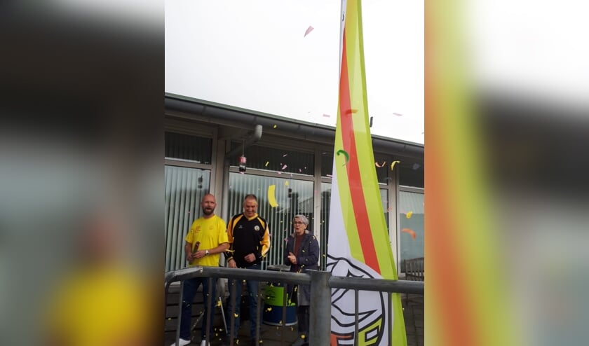 Het startschot in bijzijn van Wethouder Karin Schrederhof van Sport.