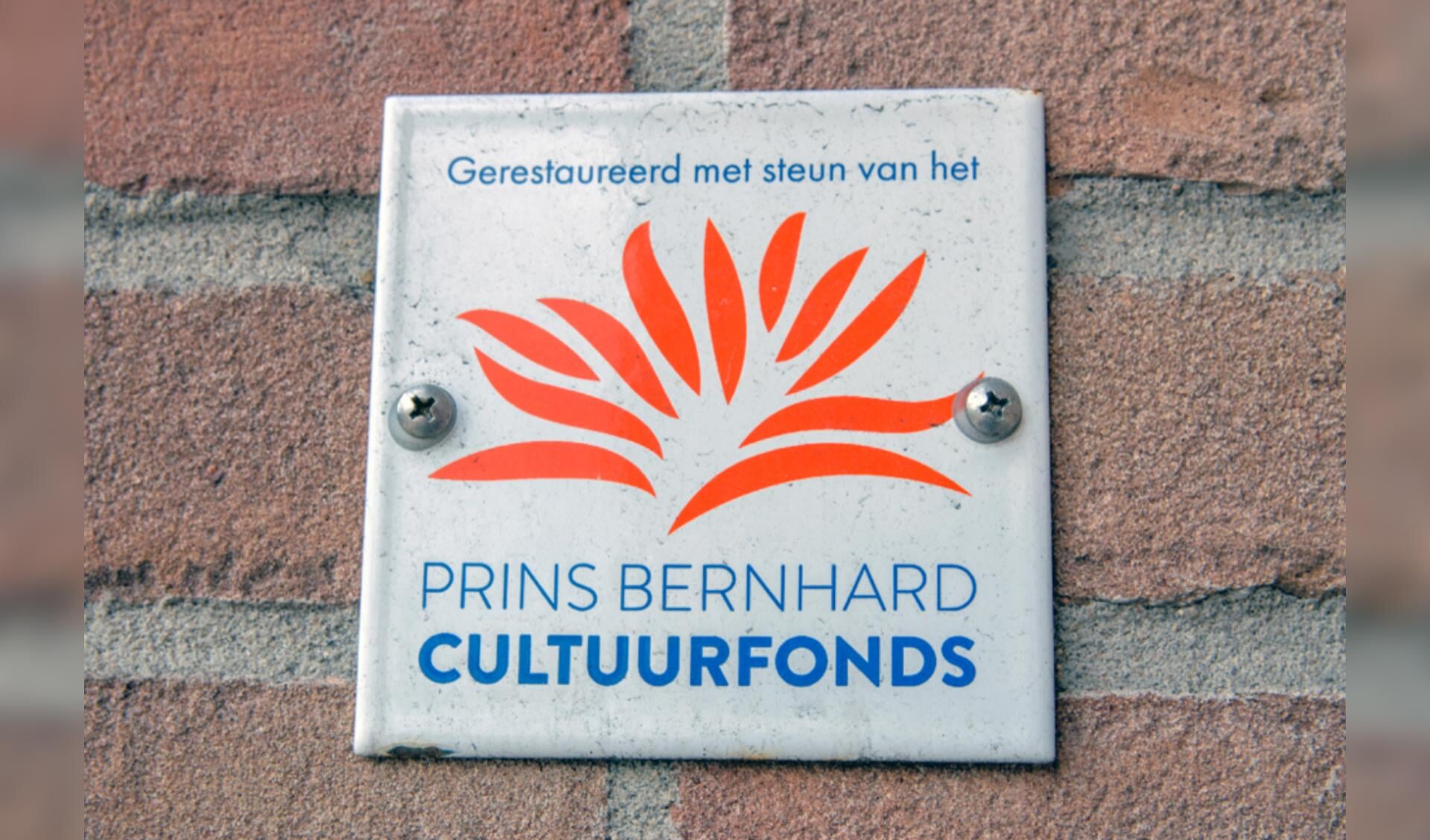 Restauraties worden ook mede gefinancierd met bijdragen uit hetPrins Bernhard Cultuurfonds.