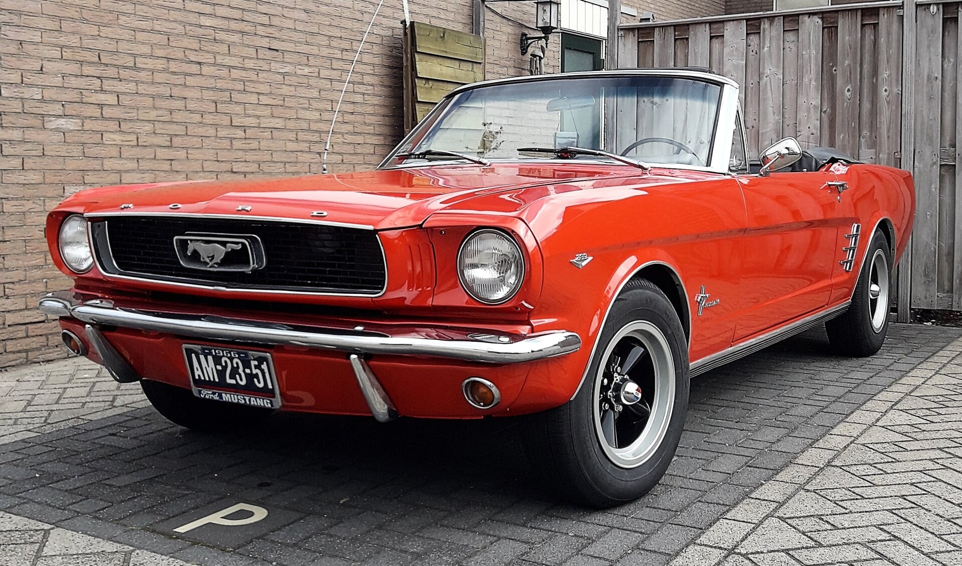 De prachtige Ford Mustang Convertible 289 uit 1969