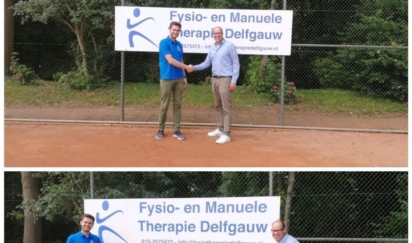 Fysio- en Manuele Therapie Delfgauw is blij met de samenwerking met Tennisvereniging De Delftse Hout. (Foto: PR)