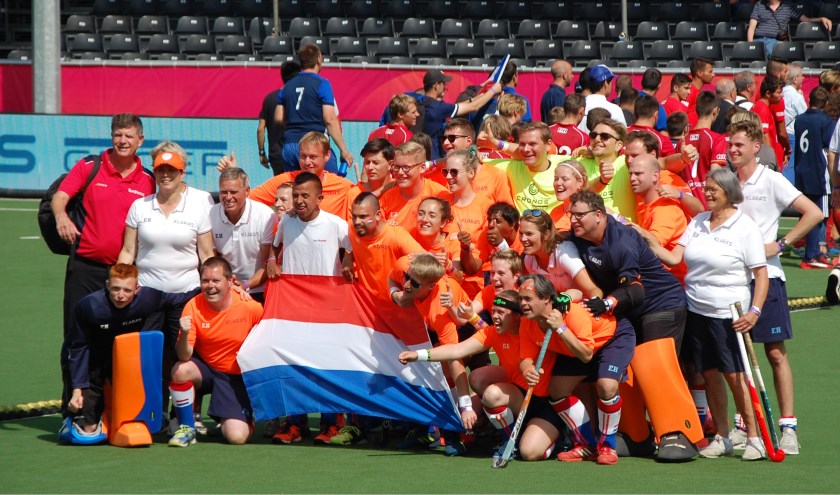 Goud en brons voor het Nederlandse G-hockeyteam tijdens het EK