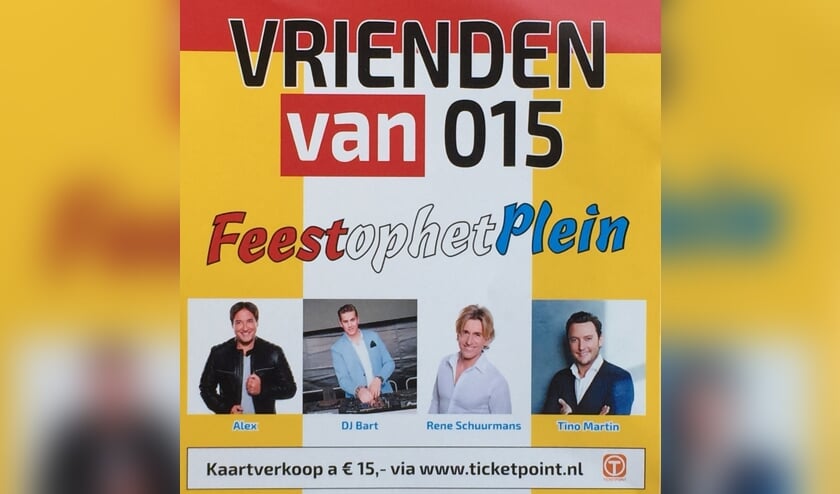 Win kaarten voor Feest op het Plein bij Sportpark Tanthof!
