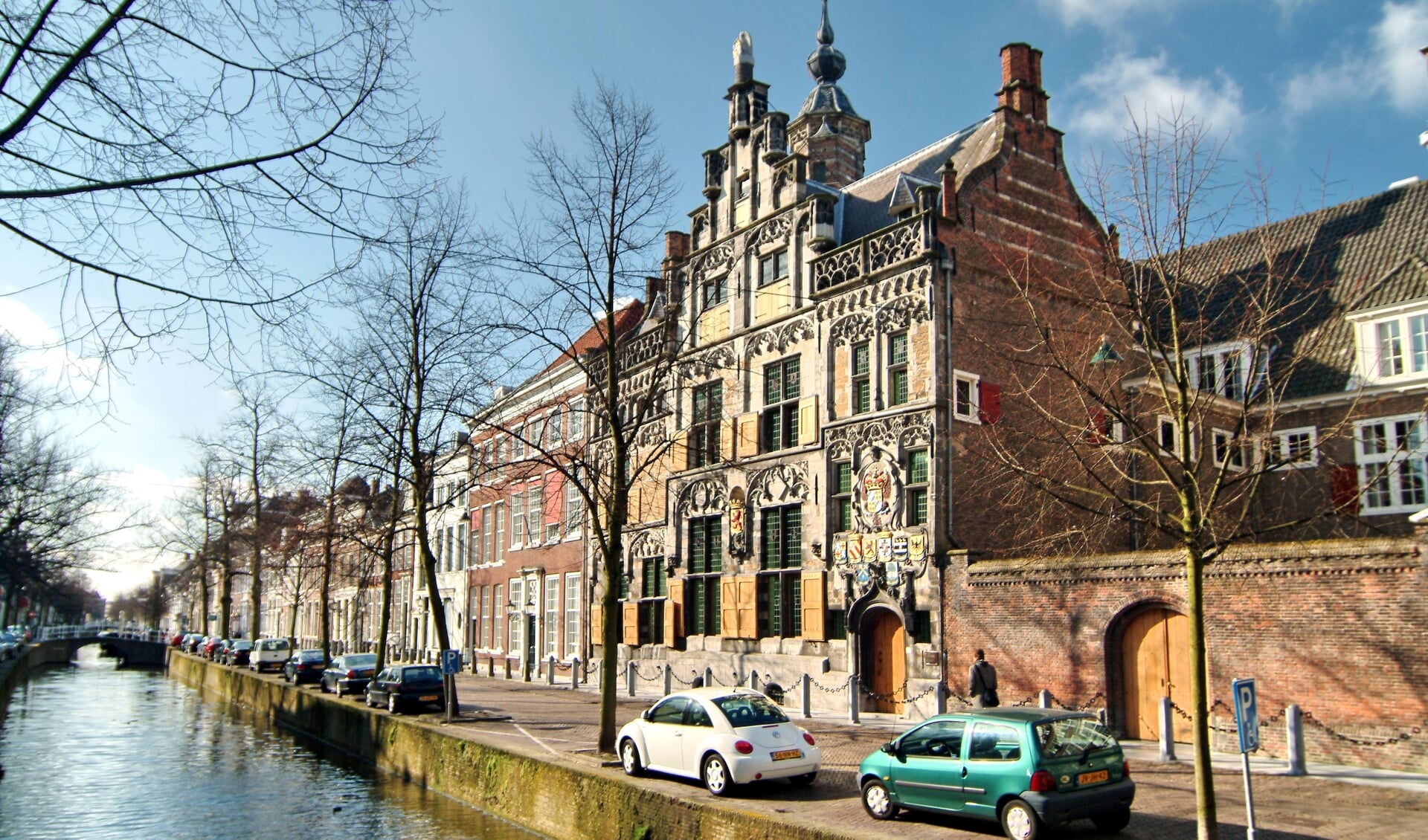 Het Gemeenlandshuis, het hoofdkantoor van het Hoogheemraadschap van Delfland aan de Oude Delft