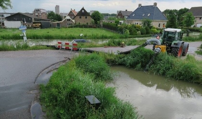 De actuele situatie aan de Lookwatering in Den Hoorn