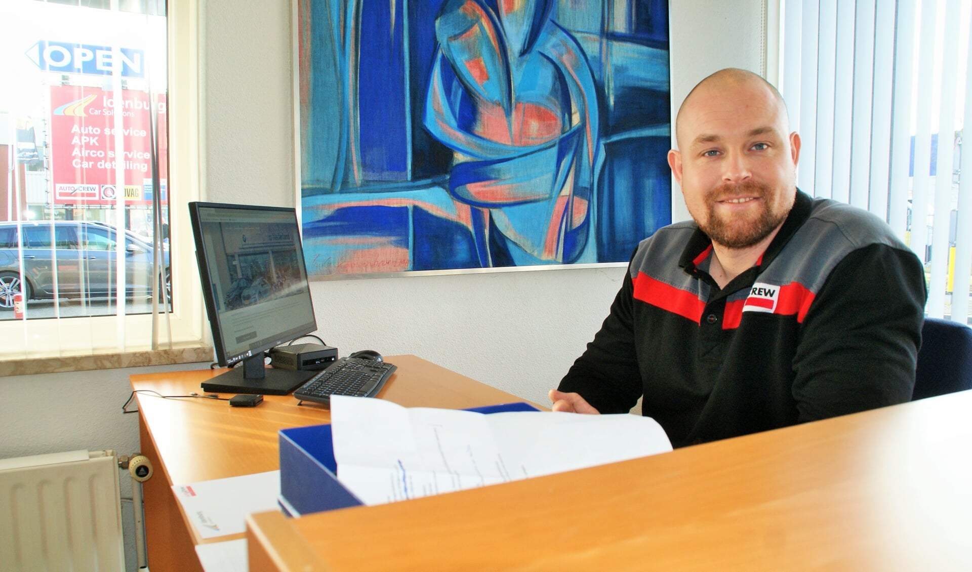Roel Kruithof, de nieuwe servicemanager bij Idenburg Car Solutions.