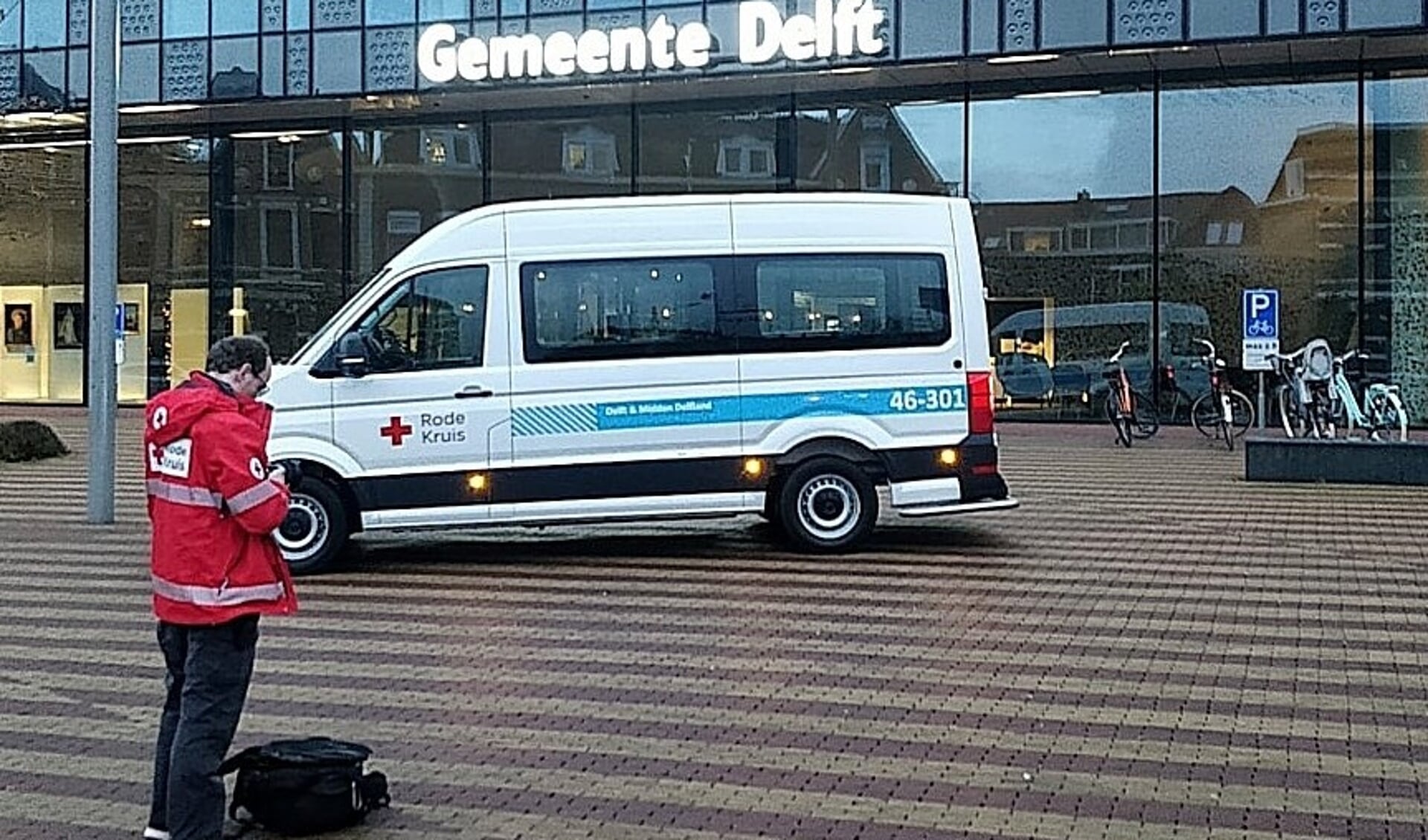 De nieuwe duurzame bus van Rode Kruis Delft en Midden-Delfland
