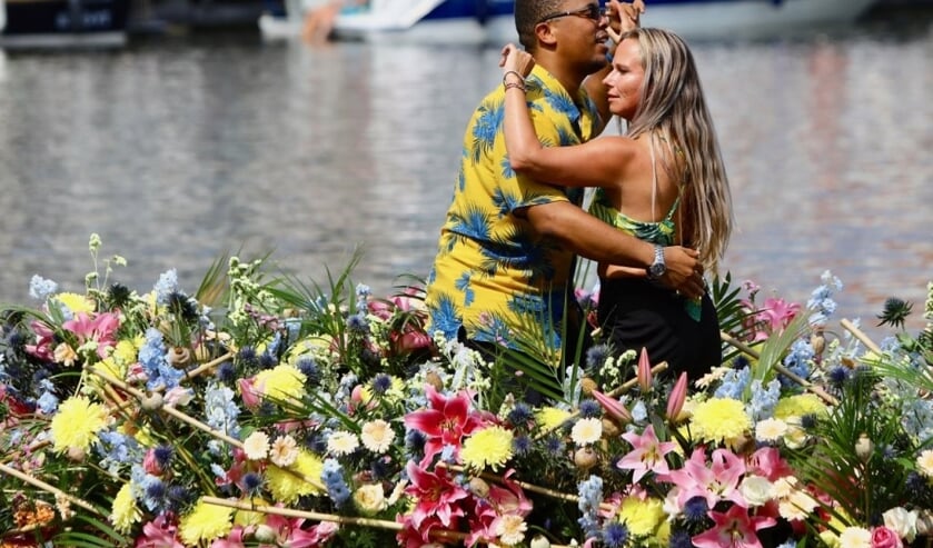 Een moment tijdens het Varend Corso 2019 (Foto: Koos Bommelé)