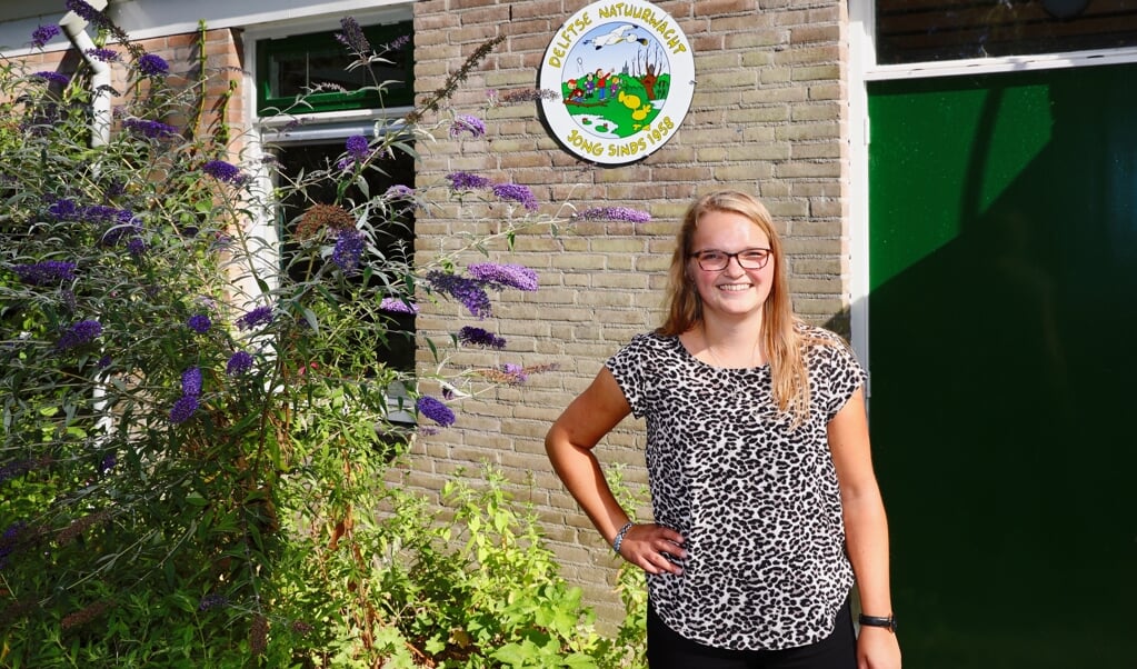 Esmee komt al sinds haar achtste bij de Delftse Natuurwacht (Foto: Koos Bommelé)