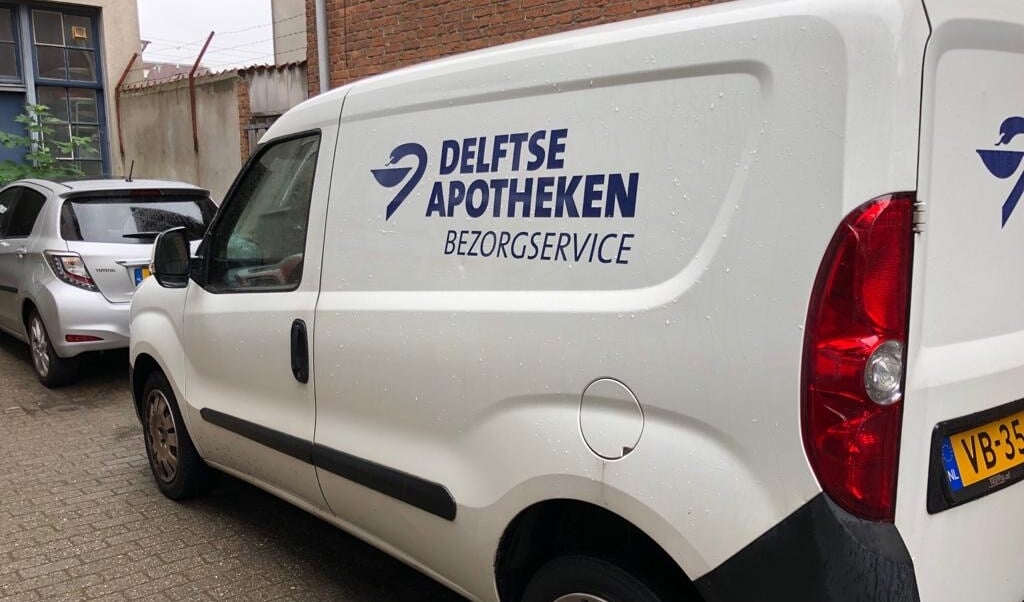 De bezorgservice van de Delftse apotheken is nu meer zichtbaar