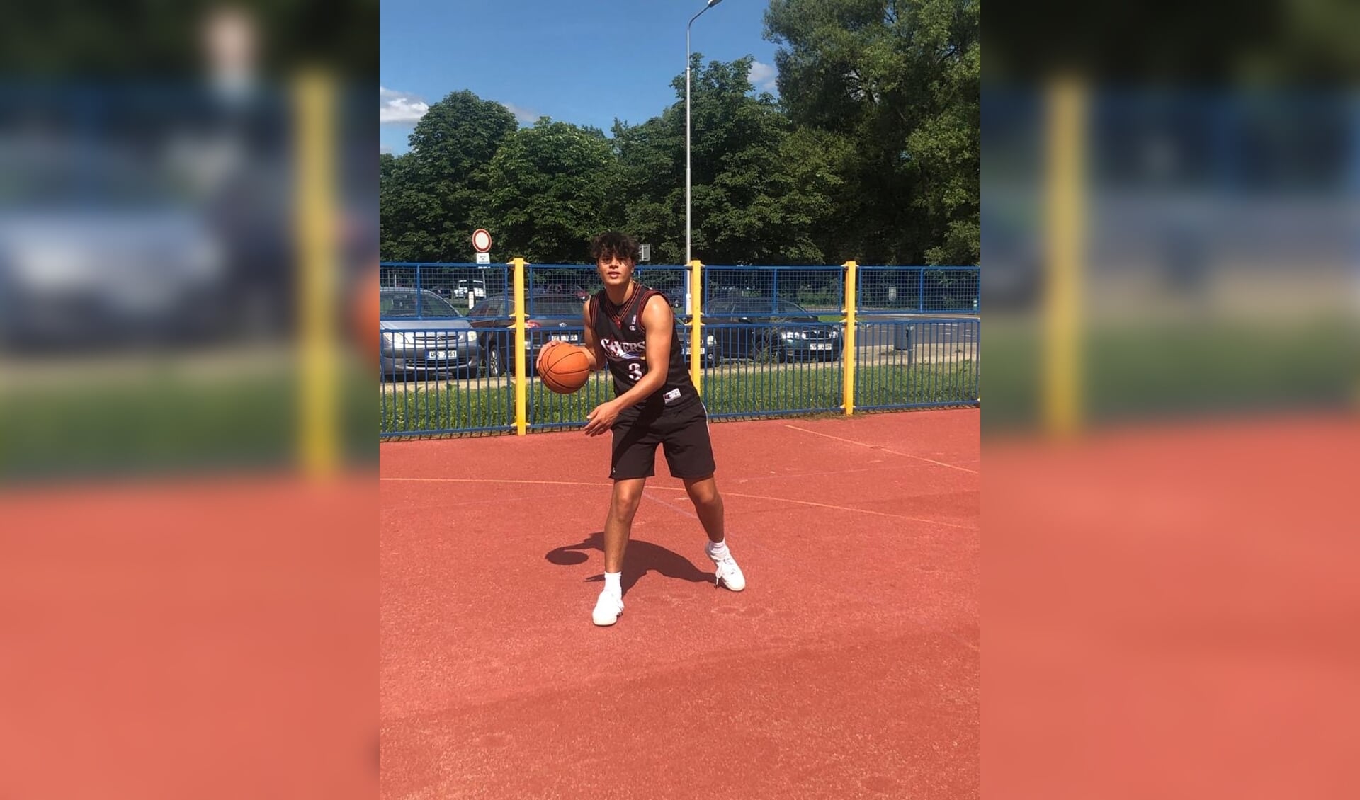 Noah maakt de overstap van korfbal naar basketbal 