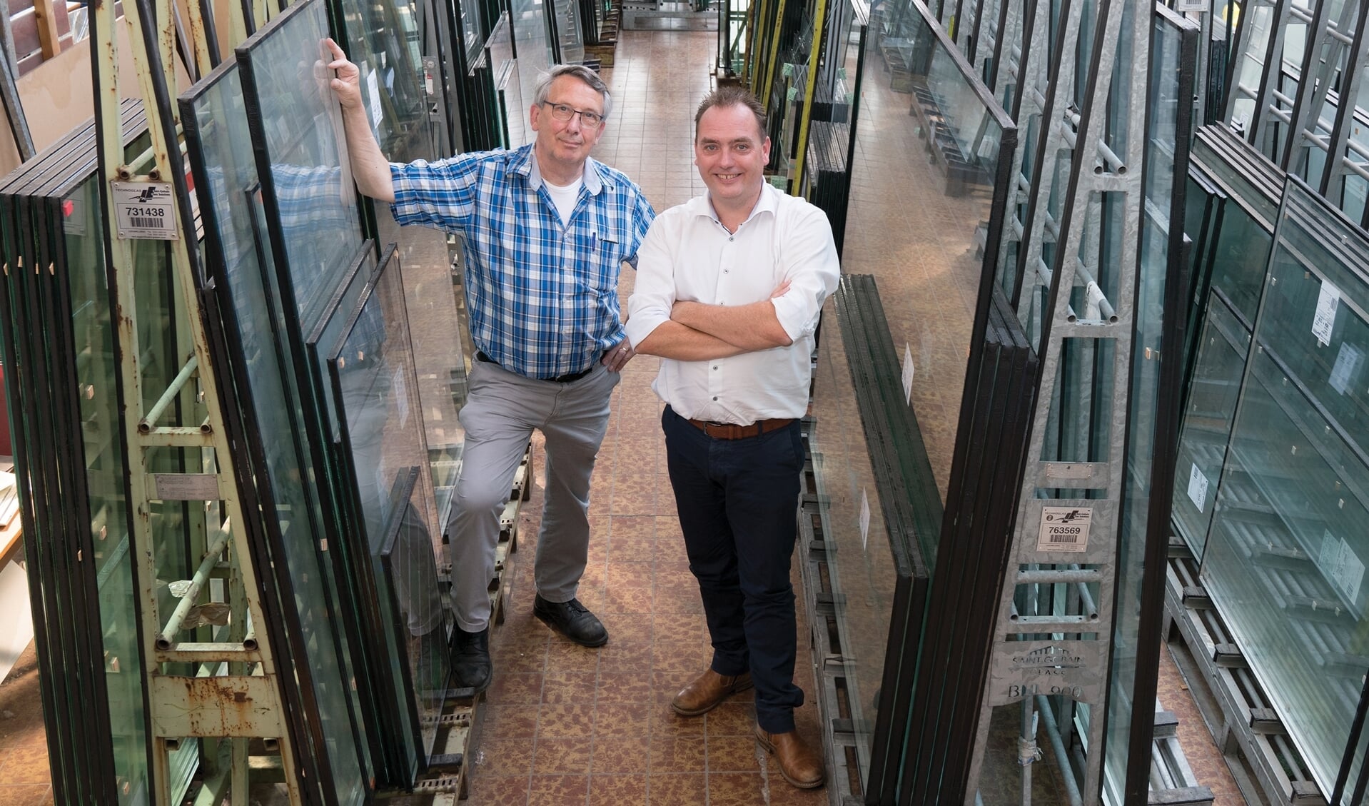 Johan Zantman en zoon Martin van Leeuwen (Foto: Marjolein Droog)