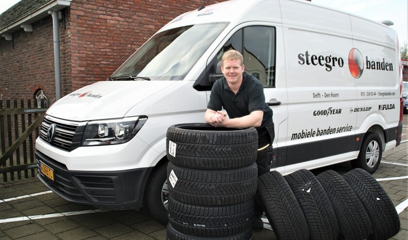 Ariën Groenewegen, dé bandenspecialist van Den Hoorn en omgeving
