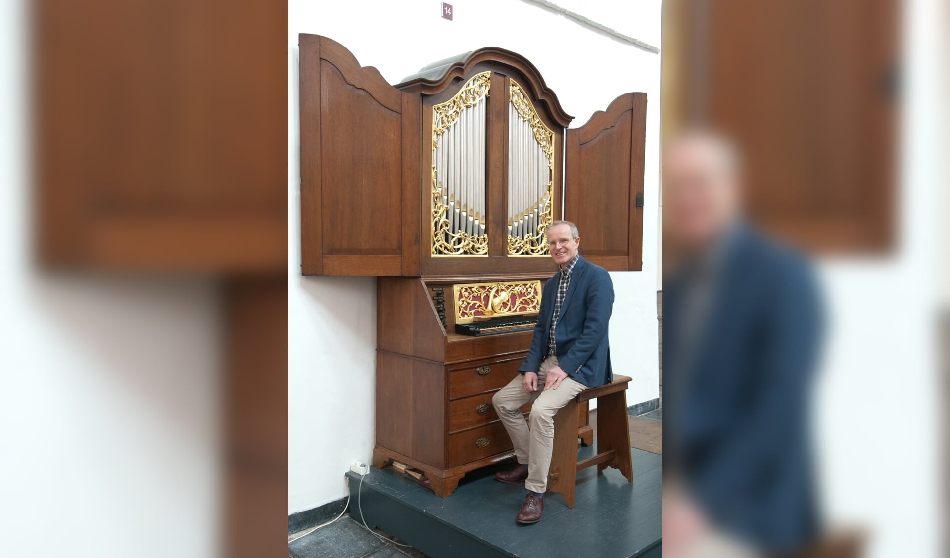 De bekende organist Bas de Vroome speelt zondagmiddag in Pijnacker