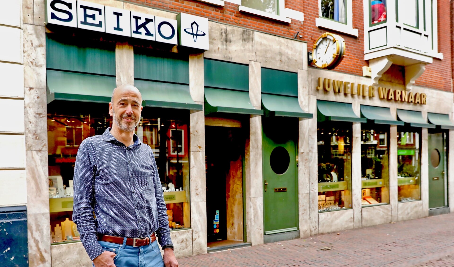 Jasper Wildenberg, eigenaar van Juwelier Warnaar (Foto: Koos Bommelé)