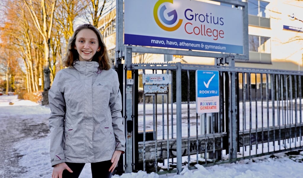 Solenne raadt tweetalig onderwijs op het Grotius College zeker aan (Foto: Koos Bommelé)