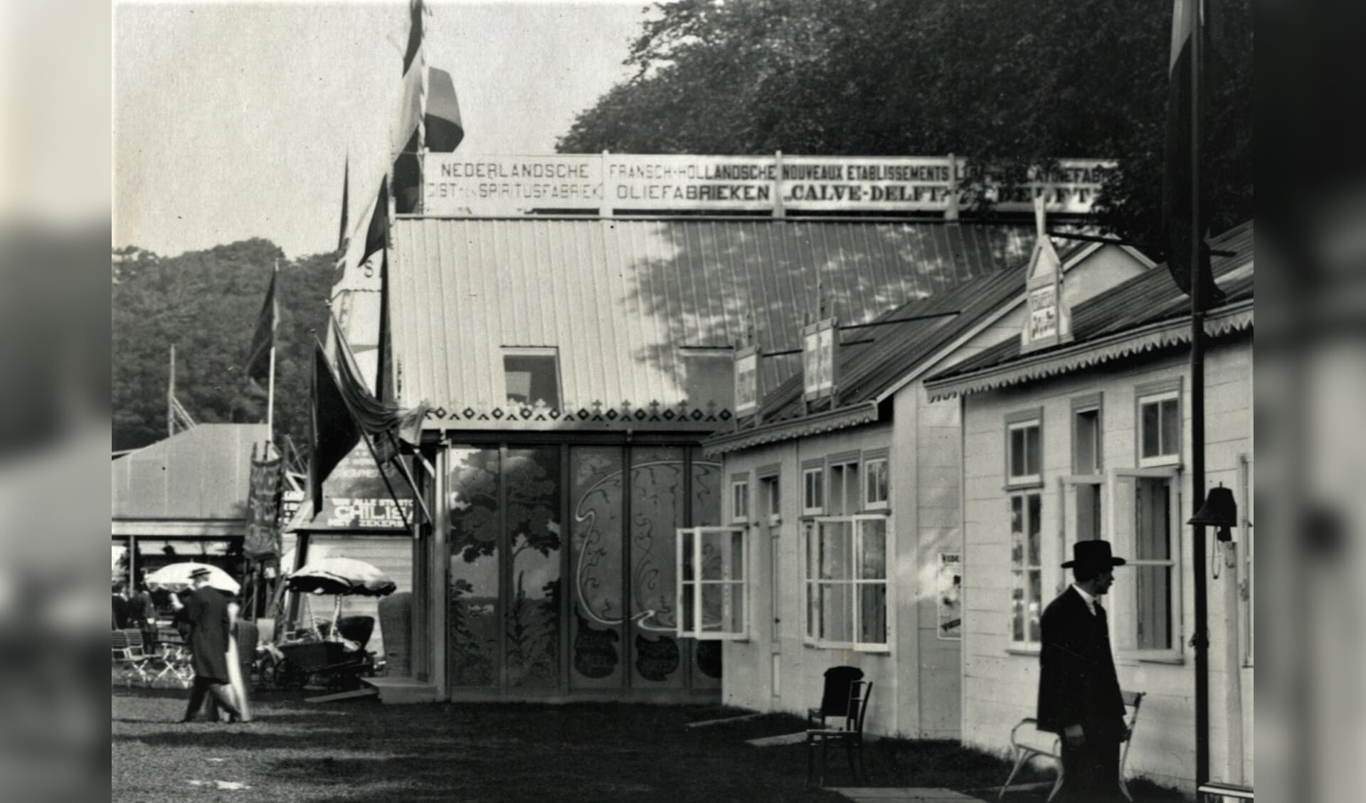 Het Paviljoen op de Landbouwtentoonstelling op het Malieveld Den Haag in 1907 (Foto: PR) 