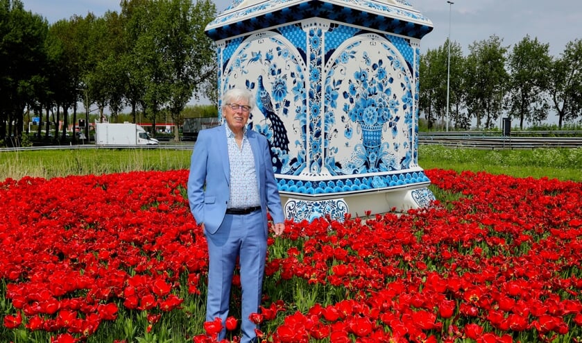 Leo Quack kan het iedereen aanraden om eens een wandeling te maken bij het World Art Centre. (foto: Koos Bommelé)