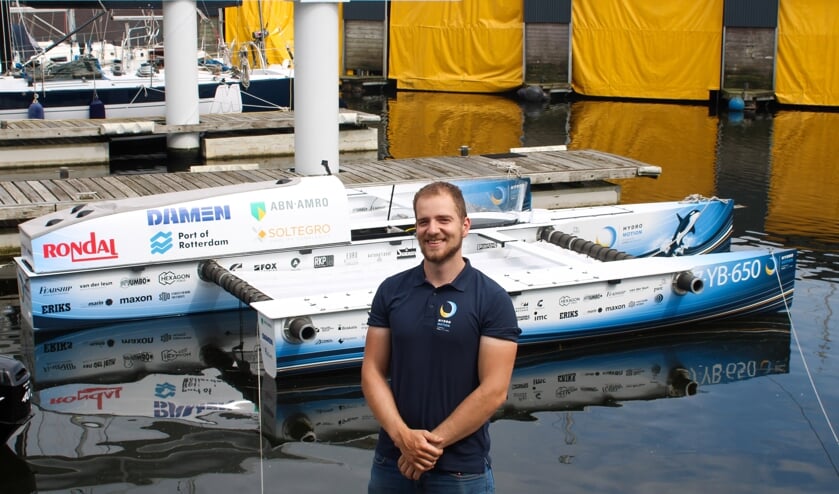 <p>Daniel van Paassen, Fuel Cell Engineer van het TU Delft Solar Boat Team </p>