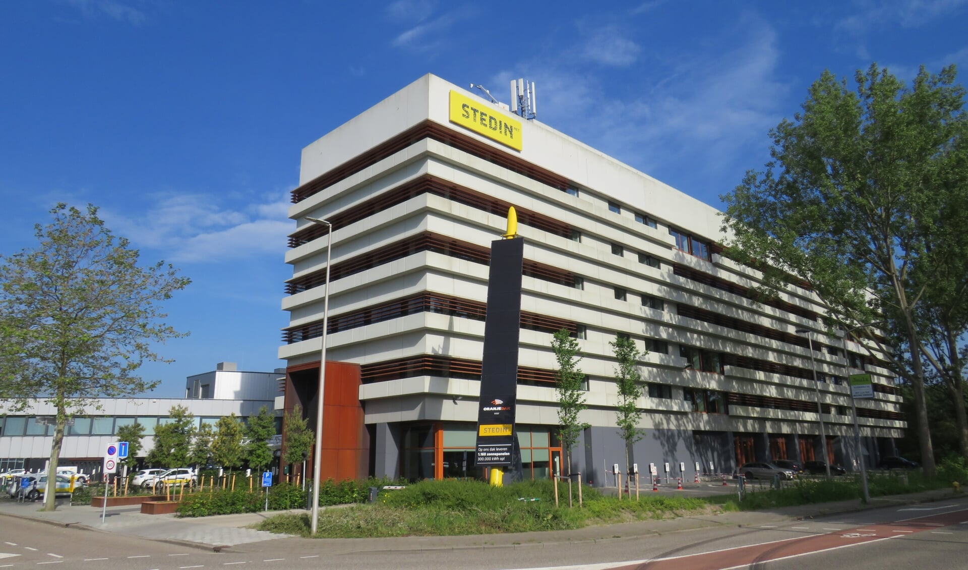 Het gebouw van Stedin aan de Energieweg in Delft. 