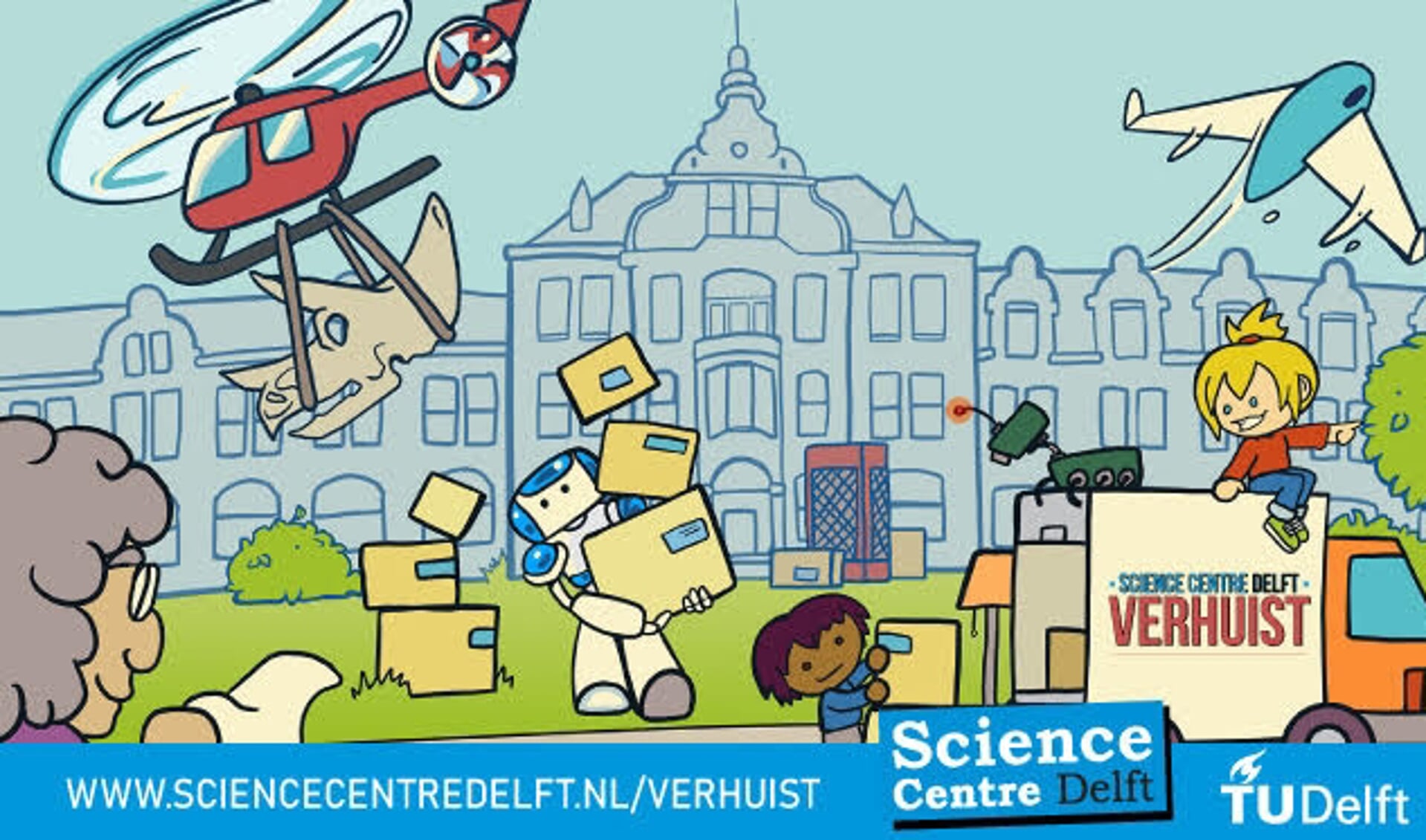 Wees er wel snel bij, want het Science Centre Delft verhuist!