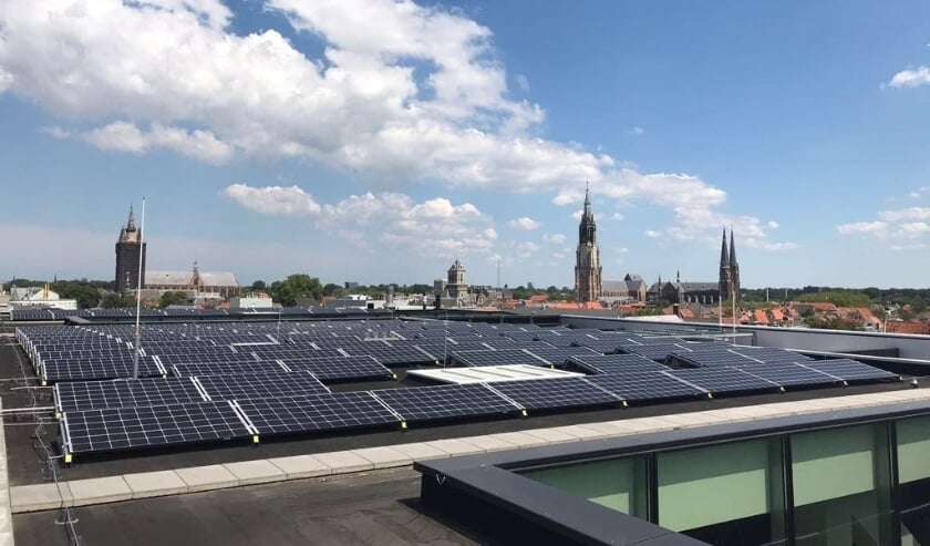 Het Stadskantoor is reeds voorzien van zonnepanelen