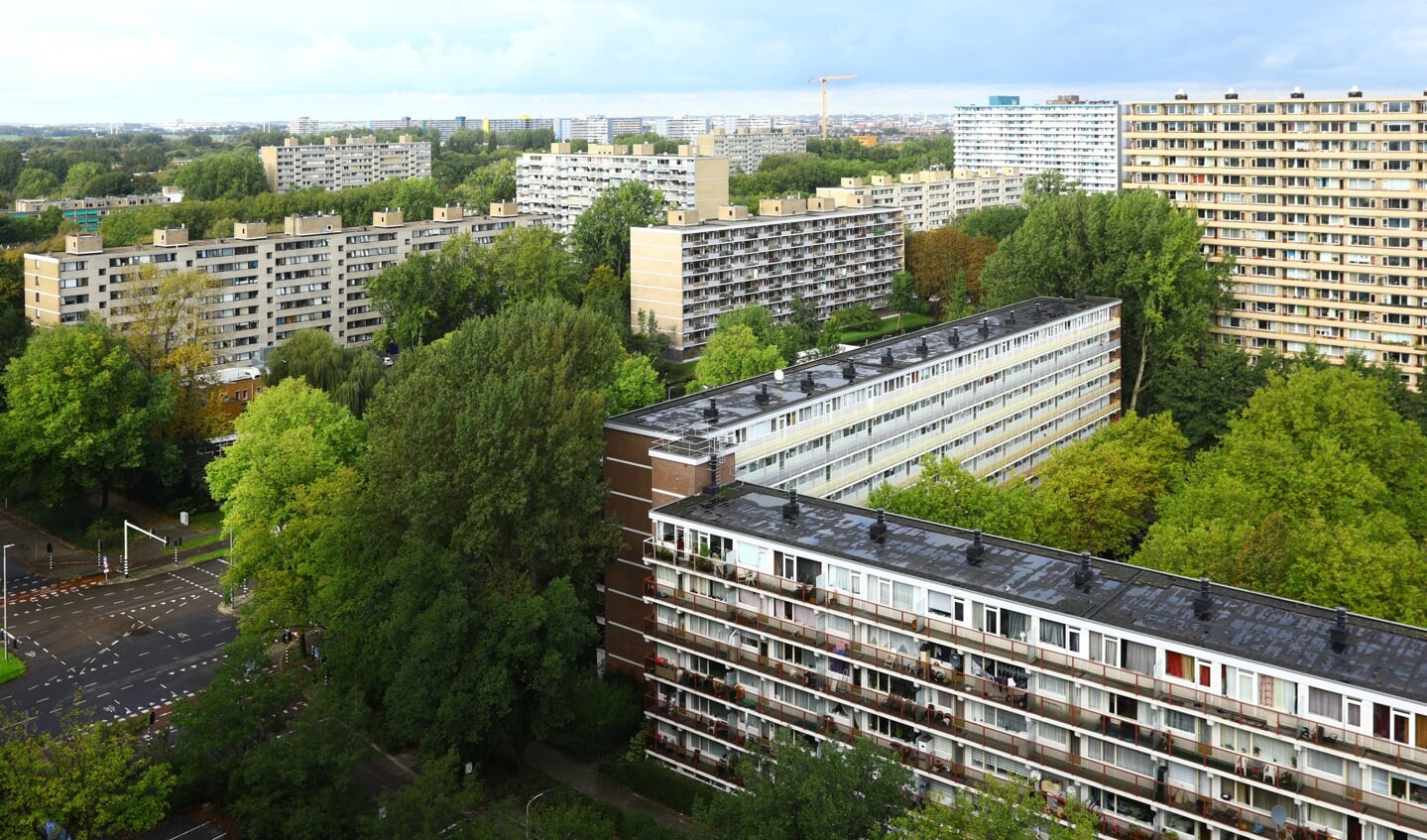 Tijdelijke huisvesting wordt geboden in de wijk Voorhof (Foto: Koos Bommelé)