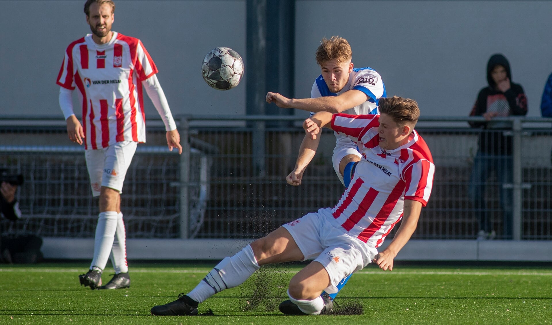 Jari Seffelaar verloor met zijn Wippolder afgelopen weekend met 1-2 tegen Den Hoorn. "Ondanks dat overheerst de trots over de reeks van vijfentwintig wedstrijden op rij die we ongeslagen zijn gebleven." (foto: Roel van Dorsten)  