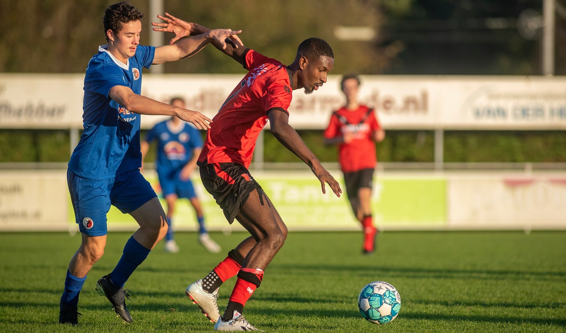 Patrick Dos Reis Tavares kende met Vitesse Delft een moeizame start van het seizoen. 