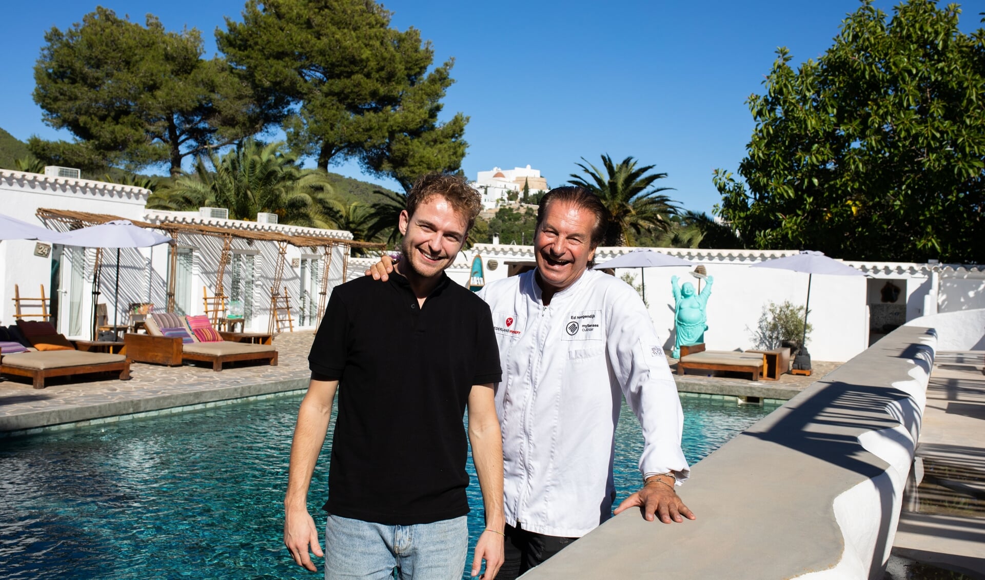 Guy Verbeek en Ed Hoogendijk in Ibiza