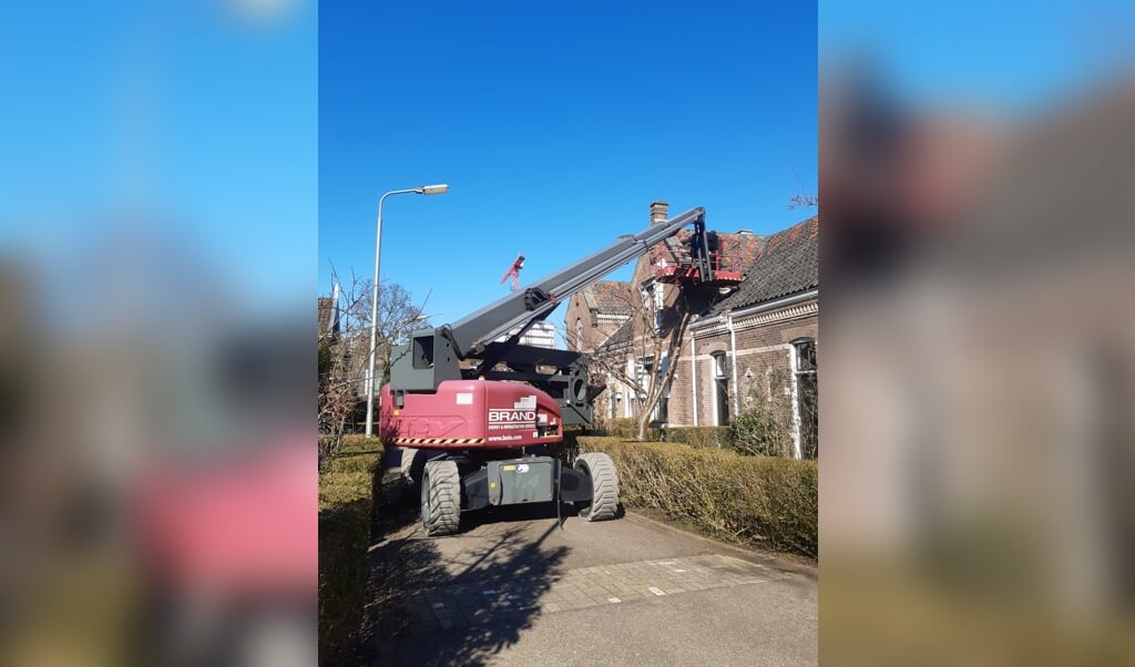 R de Vries Bouw herstelt de stormschade aan het werelderfgoed in het Agnetapark.