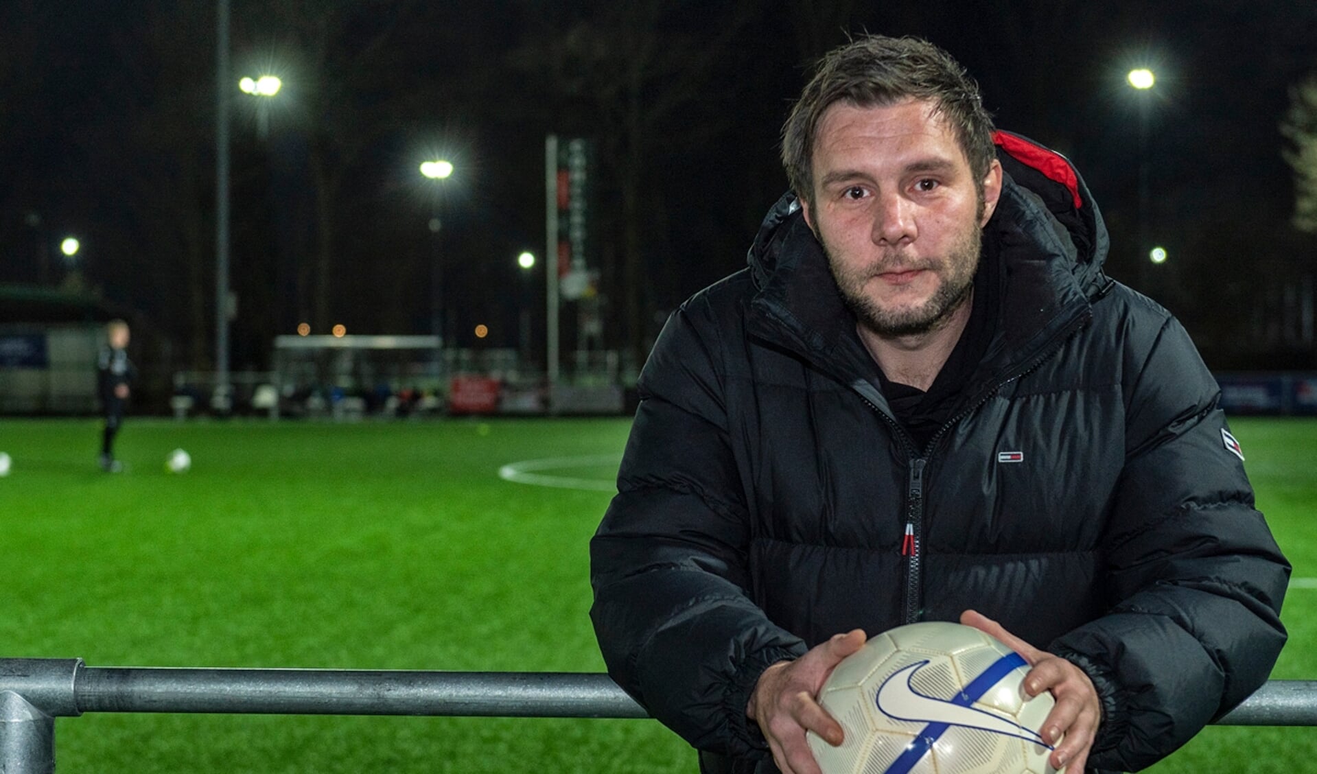 Chris van Beekum is zeker drie keer in de week bij Concordia te vinden. (foto: Roel van Dorsten)