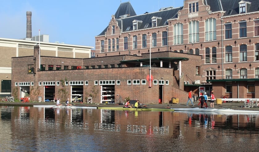 <p>Studenten roeivereniging Laga organiseert de monsterroeitocht. (Foto: EvE)</p>