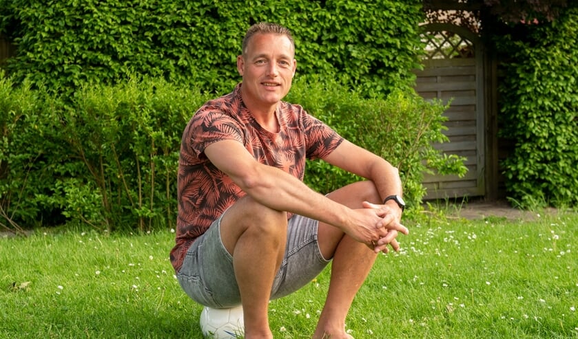 Marcel Jongeleen stond zo'n 15 jaar in het eerste elftal van Delfia: "Daar ben ik als echte Delfiaan trots op." (foto: Roel van Dorsten)