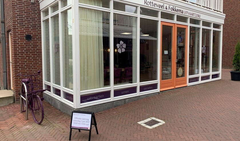 De winkel van Rotteveel & Fokkema uitvaartzorg in Nootdorp