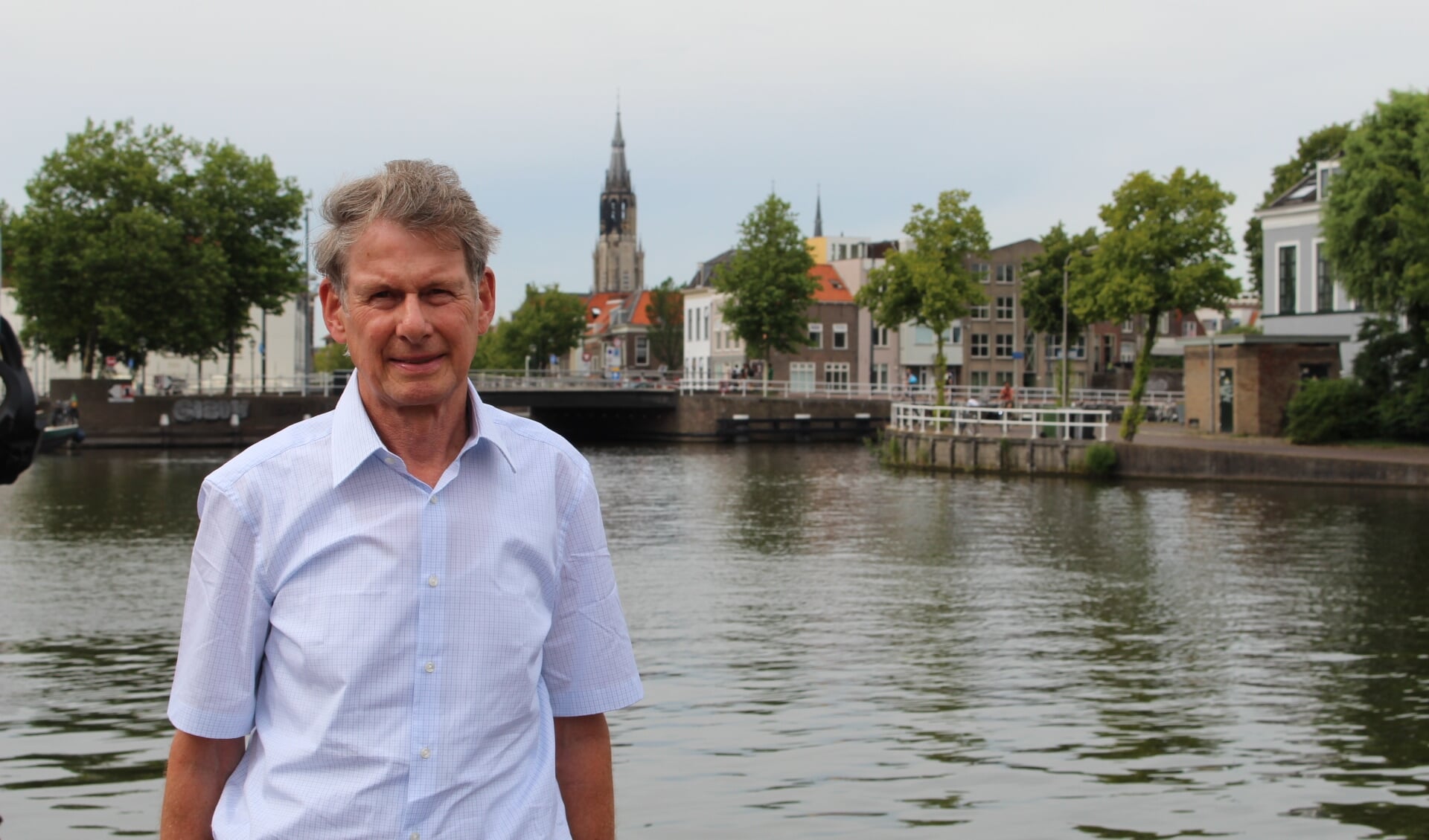 Johan van Reenen stond aan de wieg van de Stichting Delftologie. (Foto: EvE) 