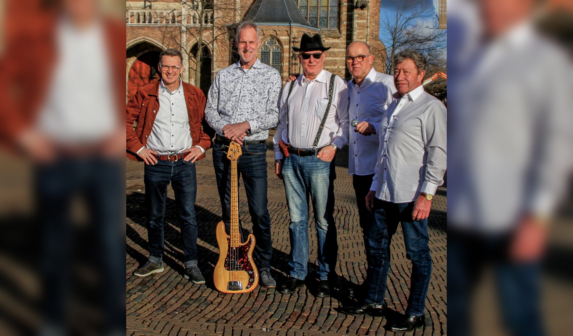 Aad Sosef, Hans de Jong, Hans Wensveen, Marcel Egberts en Jan van der Voorn (foto: Rob de Bruijn) 
