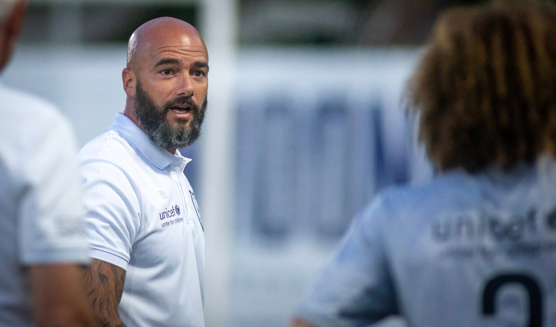 Wesley Zandstra werkt al jaren met de jonge talentvolle ploeg van Concordia. "Ik zie ze nu steeds volwassener worden en probeer er ook wat meer een over-mijn-lijkmentaliteit in te krijgen. Dat gaat steeds beter. (foto: Roel van Dorsten)