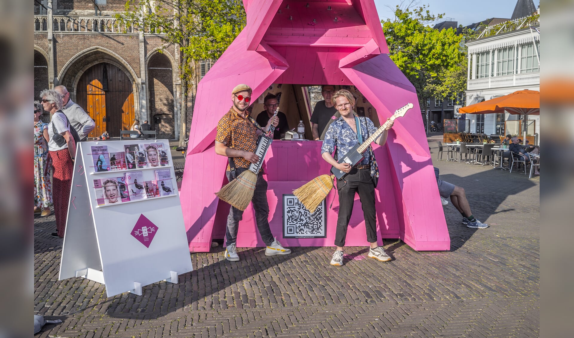 Het Delft Fringe Festival biedt nieuwe professionele makers een plek om te werken aan hun carrière. (Foto: Fred Leeflang)